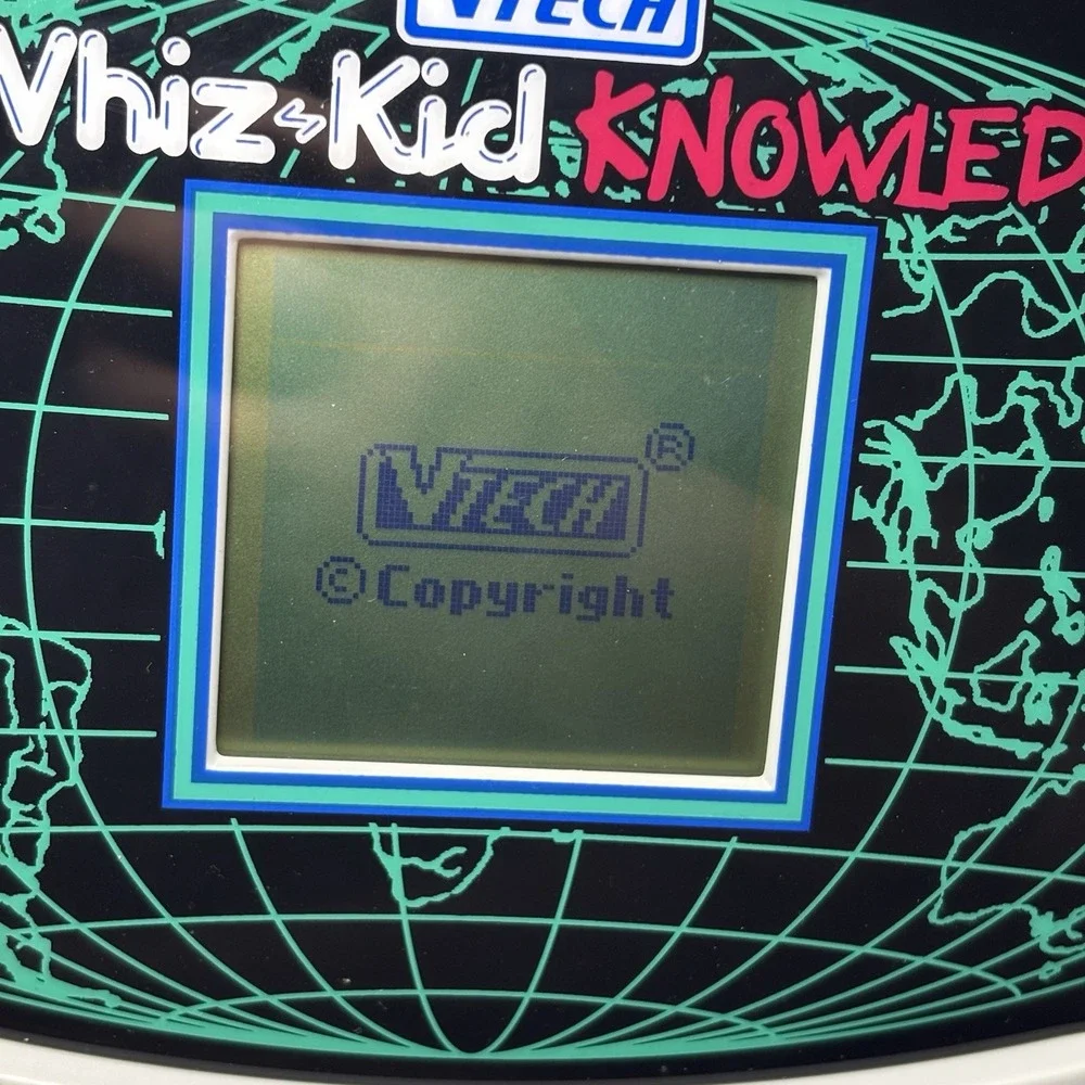 Vtech Talking Whiz Kid Knowledge Ball‎ For Ages Works VINTAGE Learning Notebook